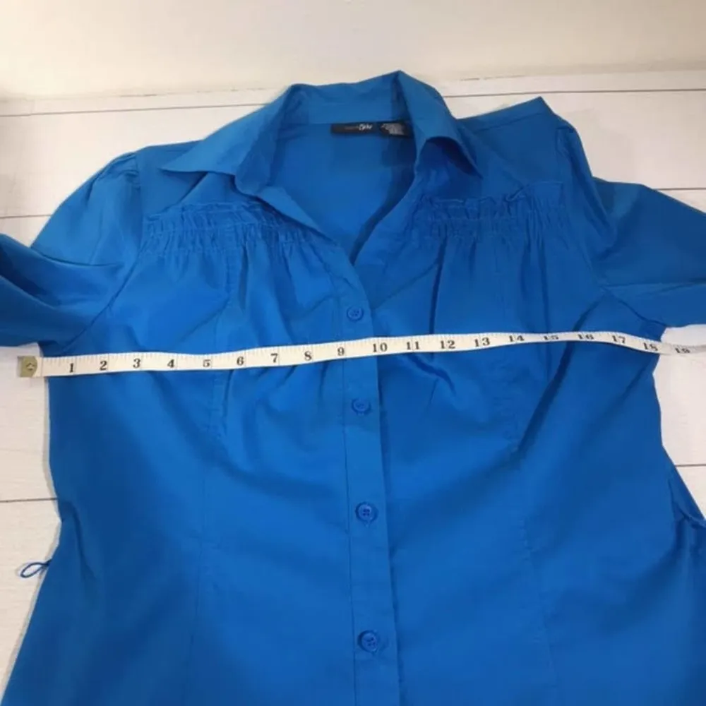 East 5th Blue Button Down Shirt Size Medium NWT - Image 16