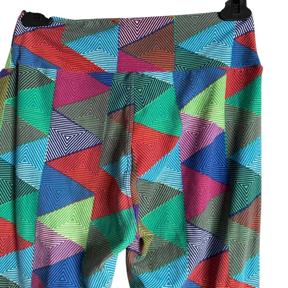 LuLaRoe One Size Leggings Colorful Art To‎ Wear Statement Pants Maximalist - Image 4