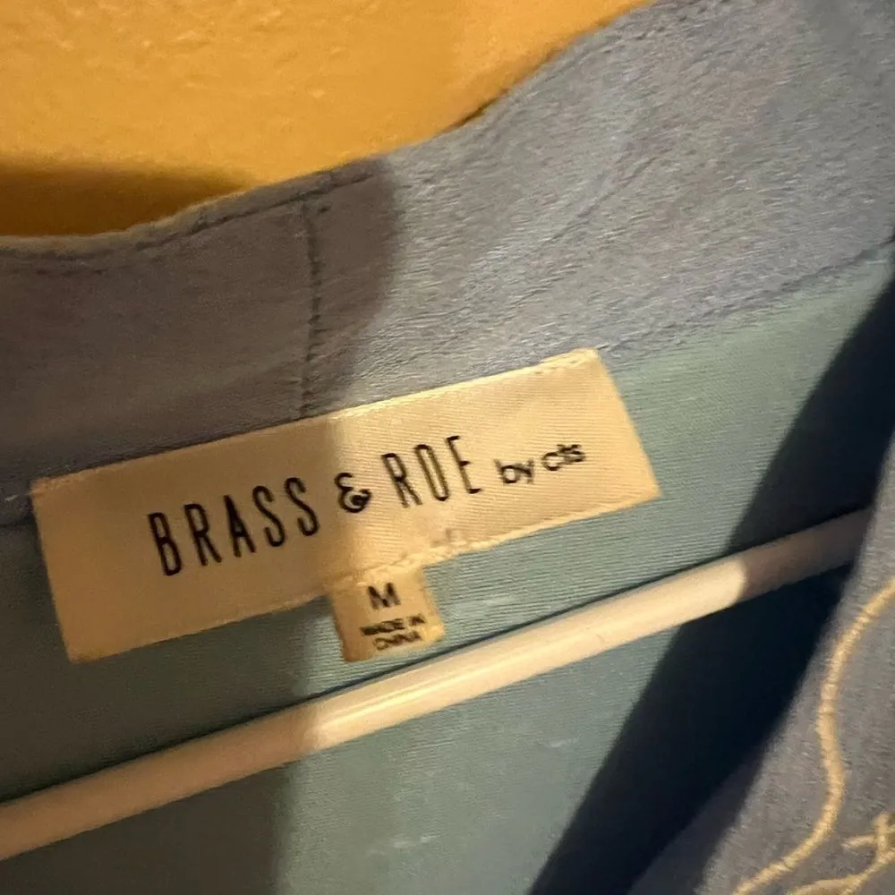 Brass & roe medium blue maxi dress - Image 8