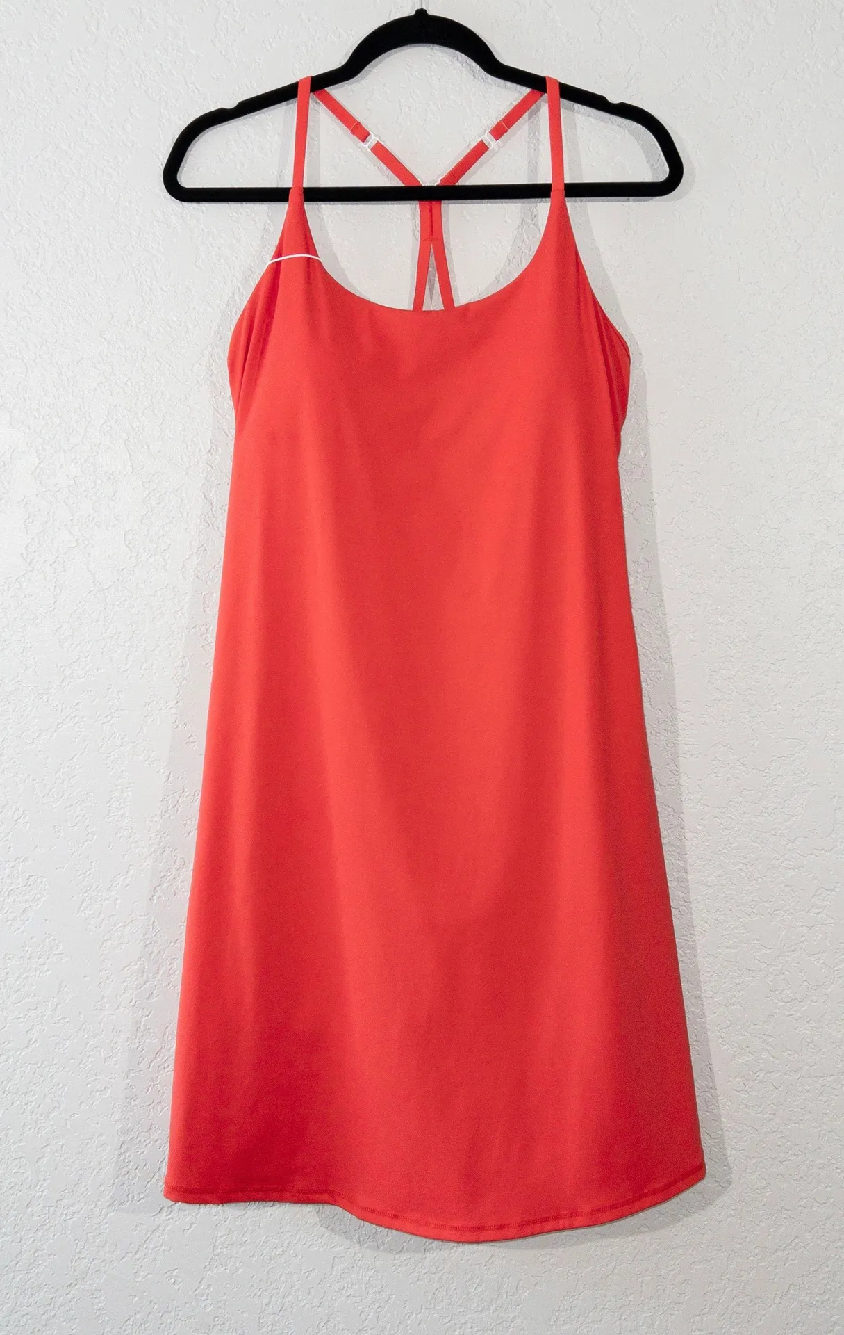 NWT  Poinsettia Red Softlyzero Backless Cut Out Active Dress Size Large - Image 4