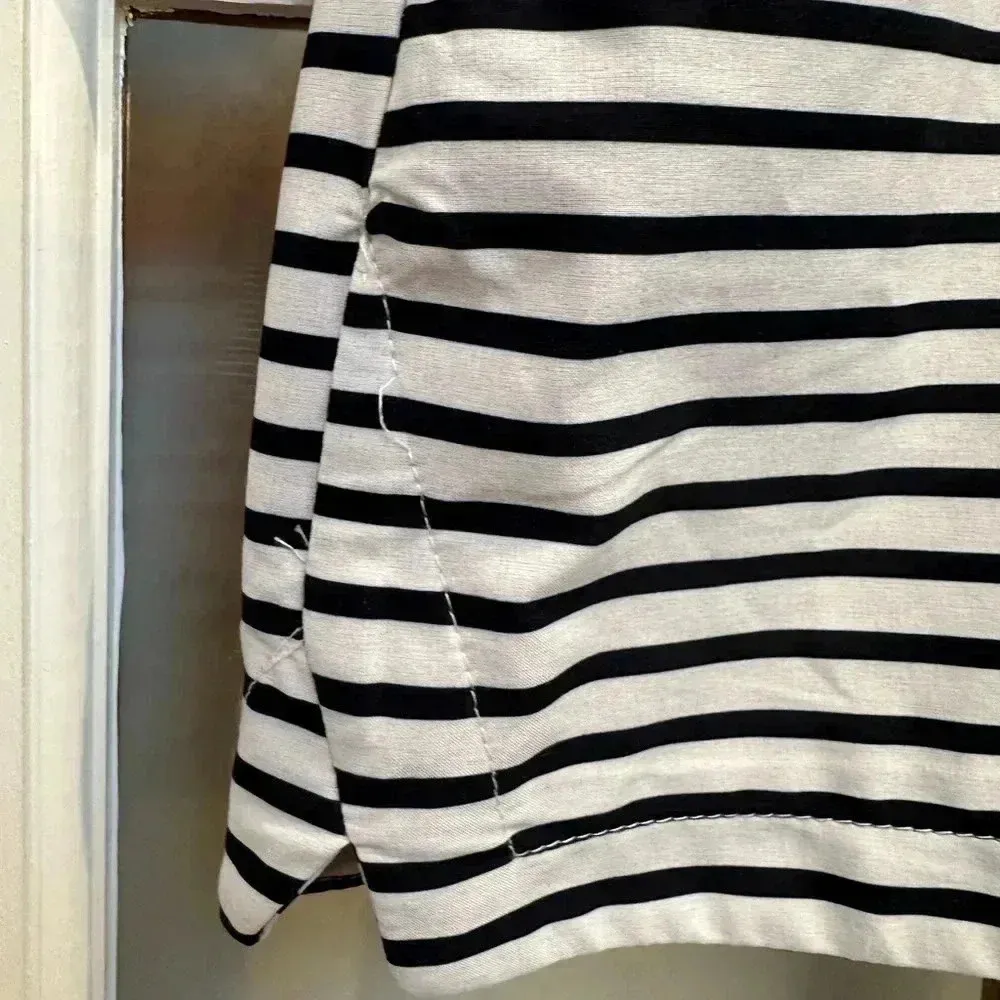 HELLY HANSEN Women's Thalia Skirt White & Dark Navy Stripe Pockets Size XS - Image 8