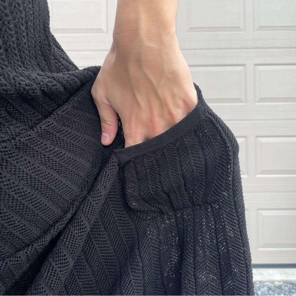 Bebe Y2K Vintage Whimsigoth Knit Babydoll Alternative Grunge Mini Tank Dress S - Image 5