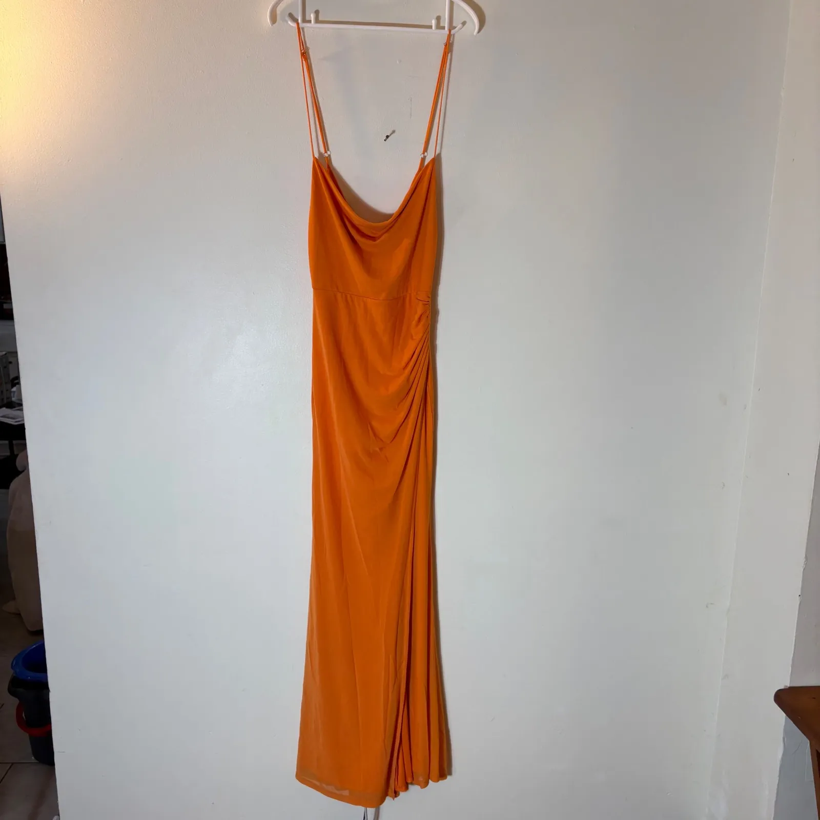 Hello Molly Main Event Entrance Maxi Dress Orange Size 4 - Image 2