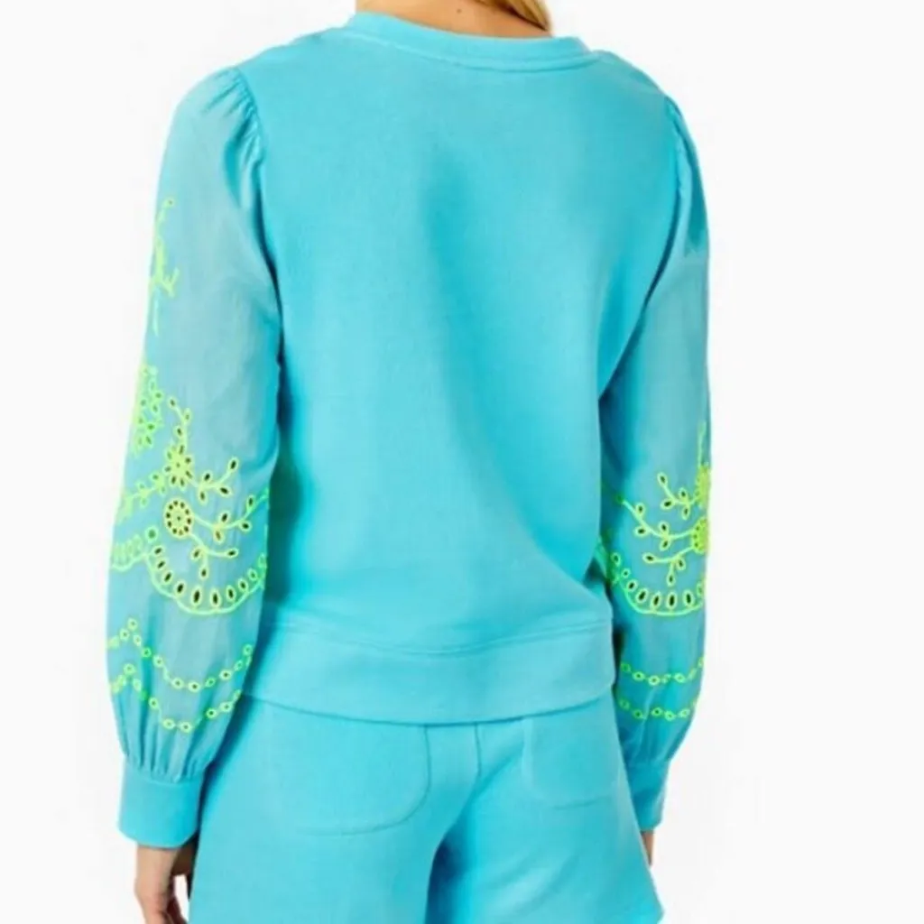 Lilly Pulitzer Alla Terry Sweatshirt Women’s XL - Image 10