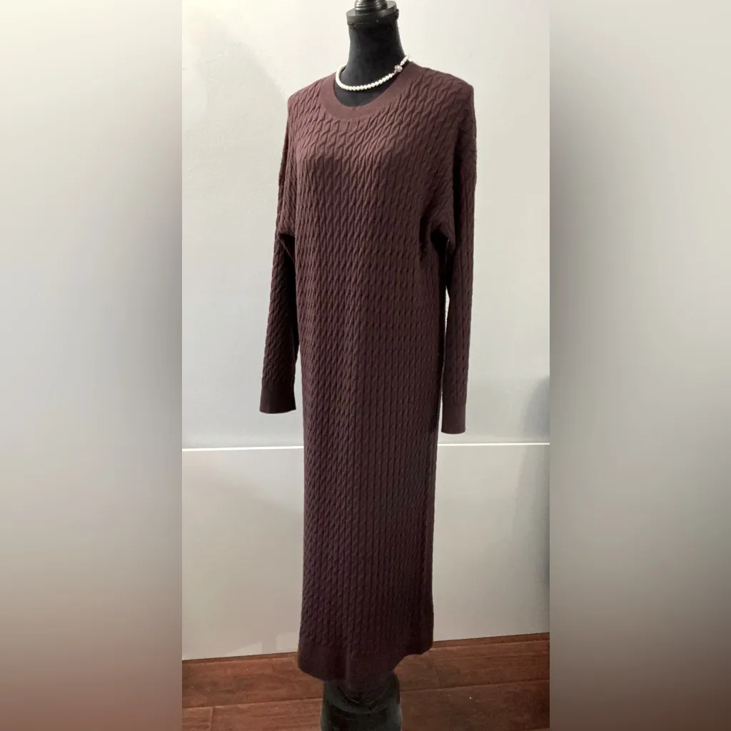 Elegant🌷soft sweater dress 🤎 - Image 2