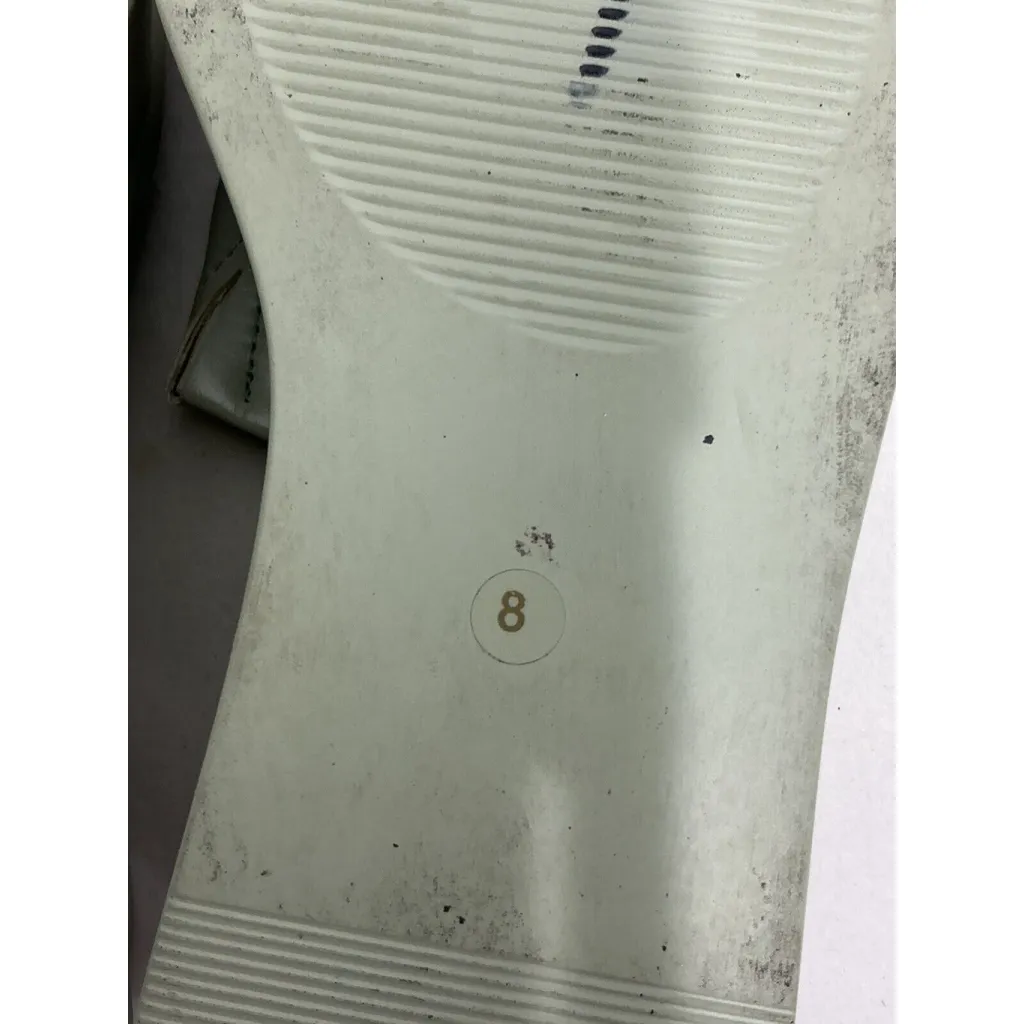 Womans Shein Slip On Open Toe Platform Slide Sandal Sage Size 8 - Image 8