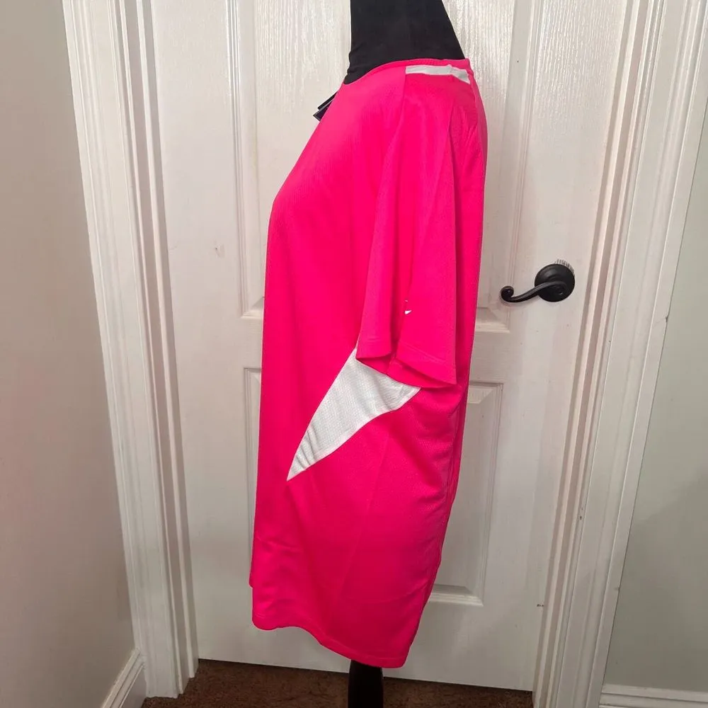 Mizuno Womens Shirt XL Pink Jersey Crew Neck Short Sleeve‎ Activewear NWT - Image 5