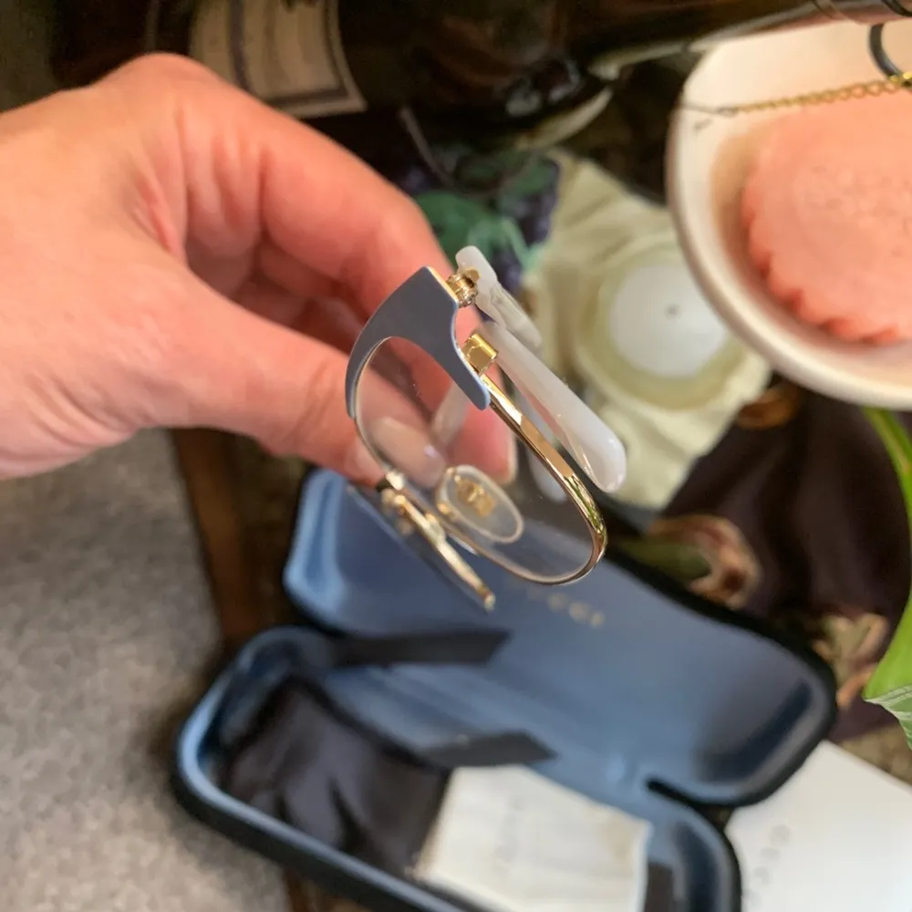 Authentic GUCCI 53 acetate/Metal optical glasses - Image 12