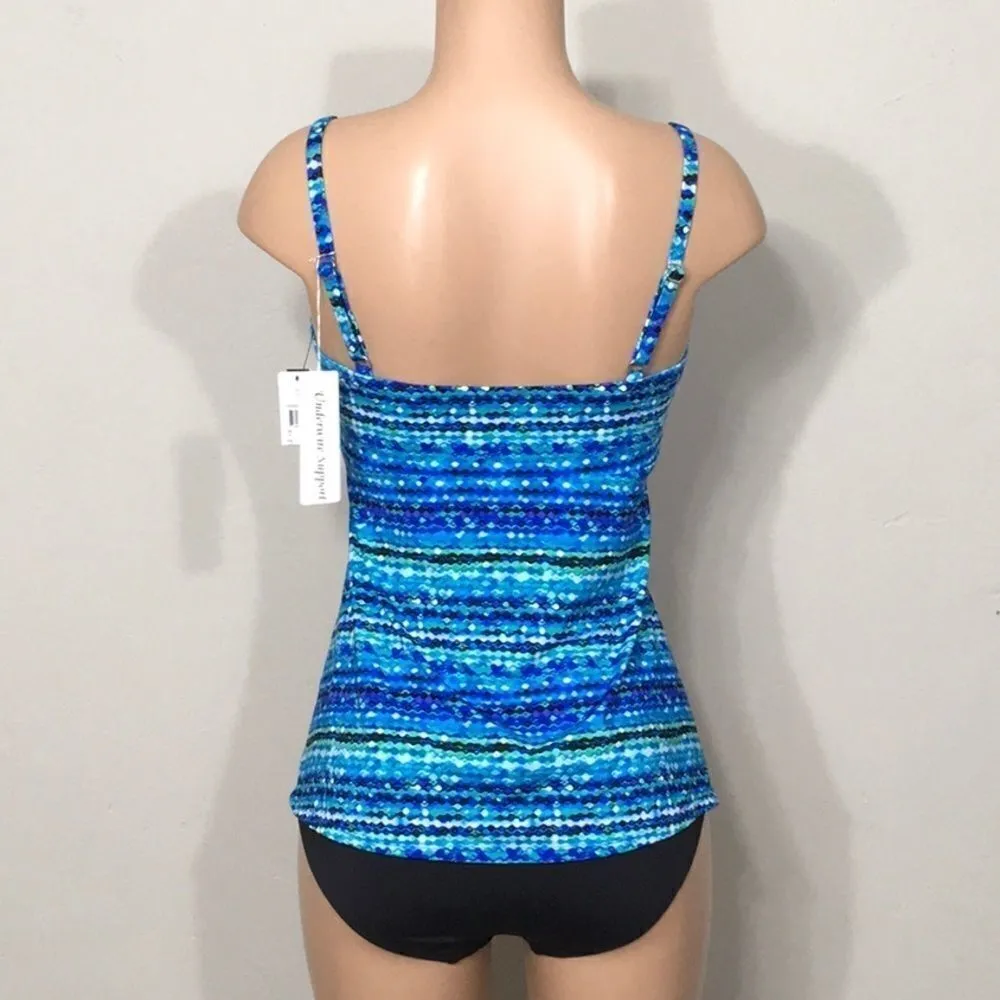 Miraclesuit blue tankini top. 8. NWT - Image 6