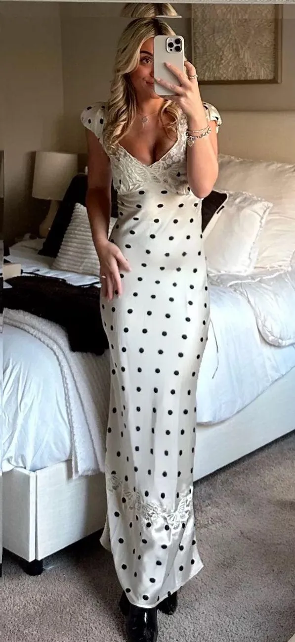 Butterfly Babe Polka Dot Dress - Image 3