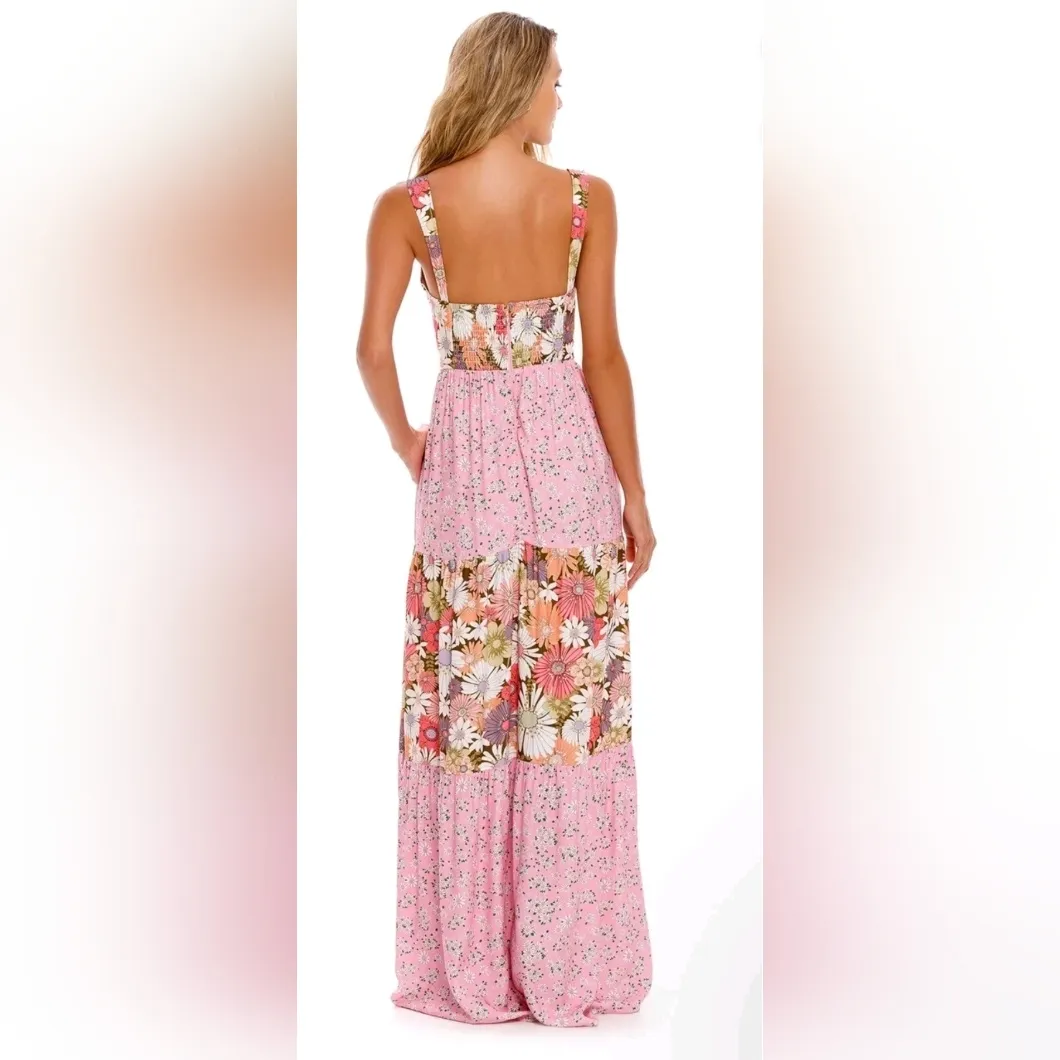 NWT! Agua Bendita Alani Java Maxi Dress Size S - Image 3