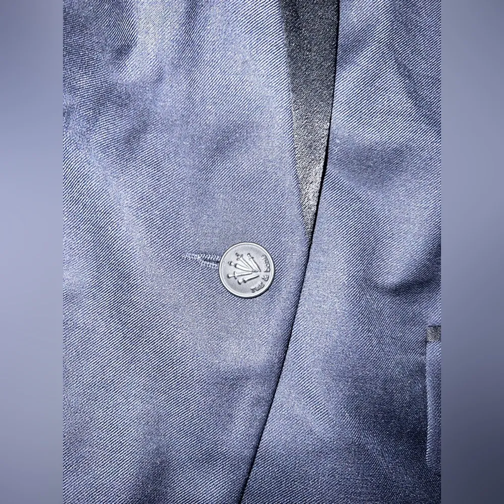 Rag & Bone Blue/ Black 100% Wool Blazer size 00 - Image 6