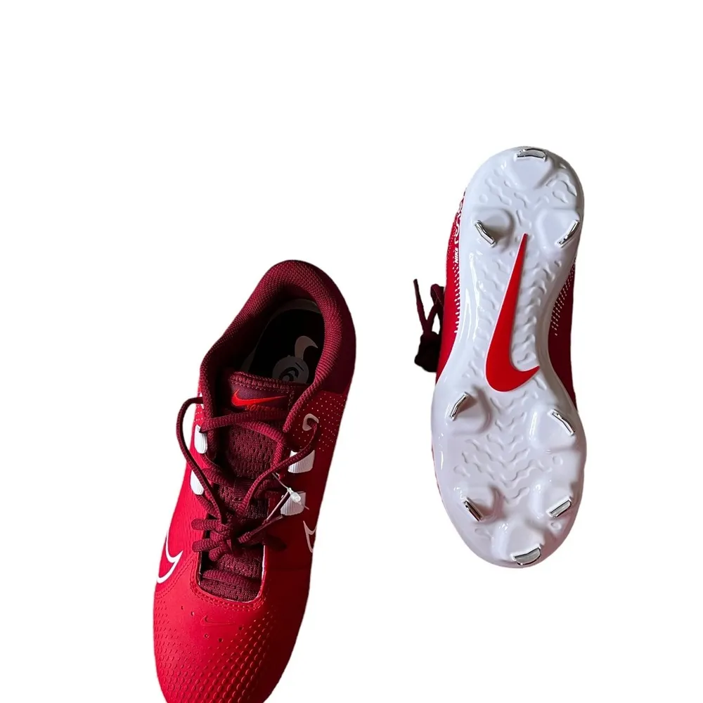 NWT Nike Hyperdiamond 4 Elite Women's Softball Cleats RED - Image 11