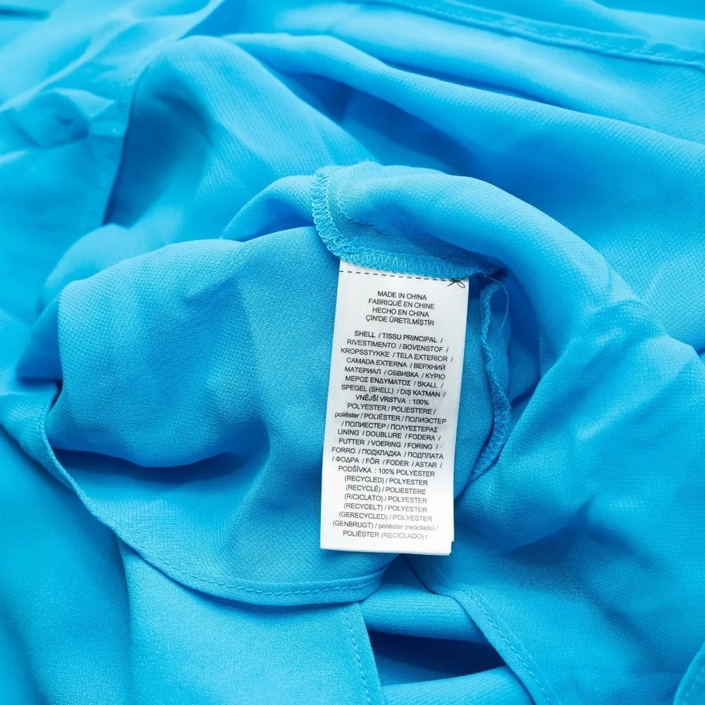 Laren Ralph Lauren | New! Georgette One-Shoulder Cocktail Dress Size 2 - Image 12