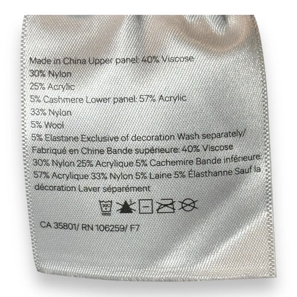 Lululemon  Black & Grey Knit Sweater Pullover Oversized Comfy Size Small‎ - Image 5