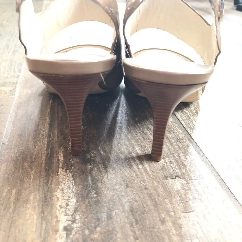 MICHAEL Michael Kors Leather Strappy Heels Size 8.5 - Image 7