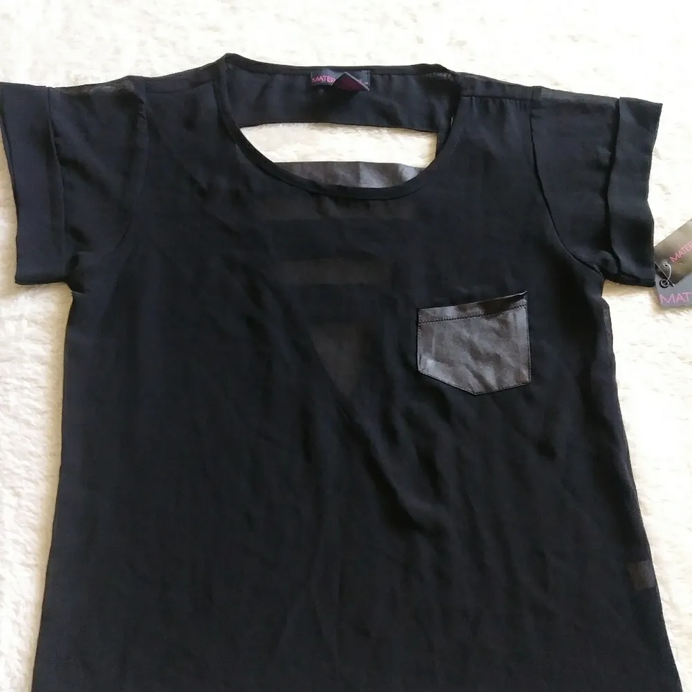 Sheer Black Top - Image 7