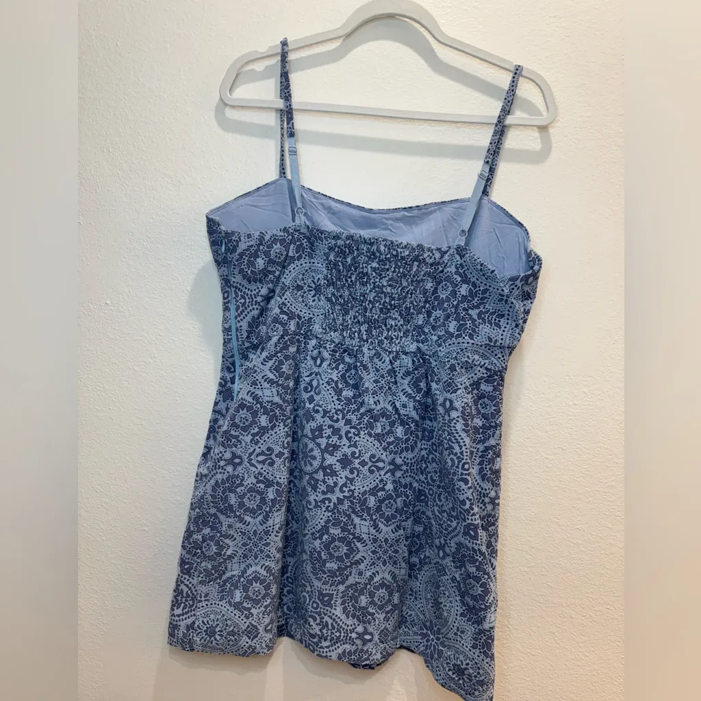 Urban Outfitters After‎ All Corduroy Blue Bustier Mini Dress Size L Boho - Image 7