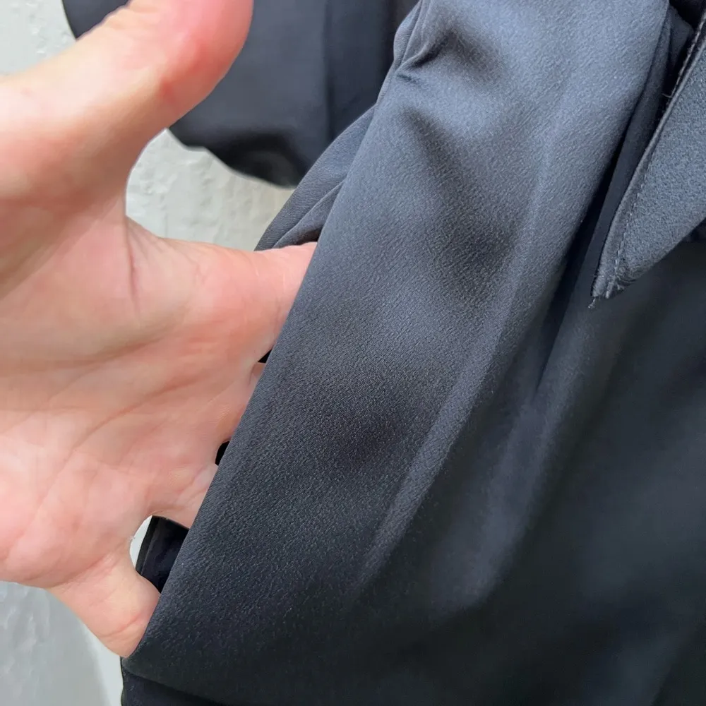 J crew black silky jumpsuit size 0 - Image 6