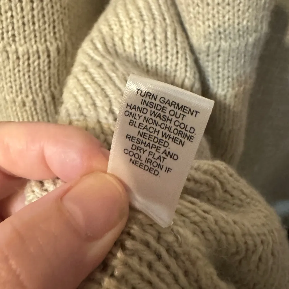 Cato tiered fringe sweater vest cream color size XL - Image 7