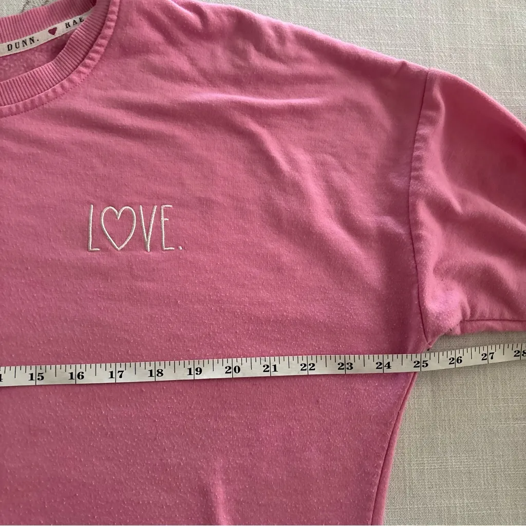 Rae Dunn  Pink Crew Neck Sweater - Image 7