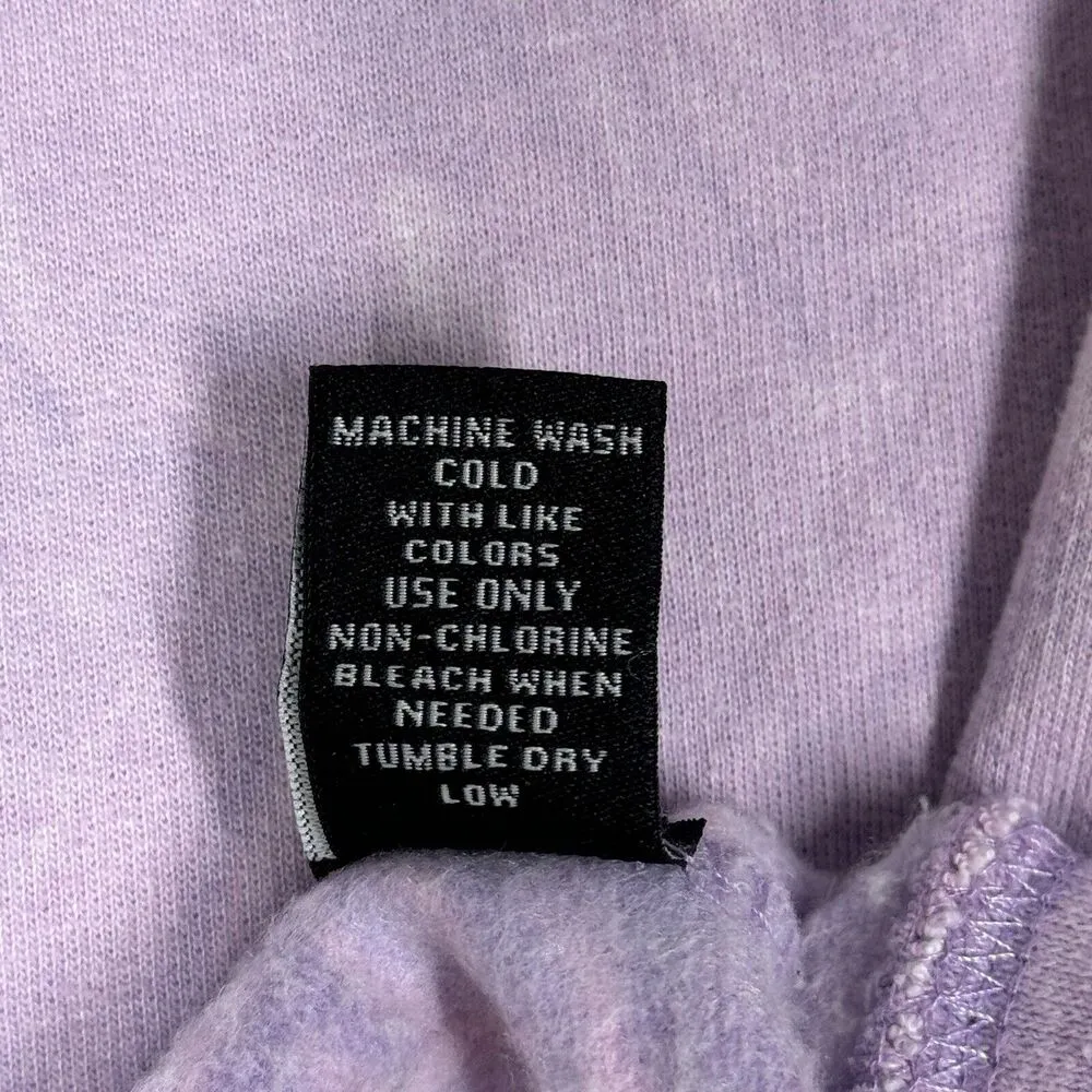 Blind Rooster Sweatshirt Women Large Purple Pink Tie Dye Japan Casual Athleisure - Image 8