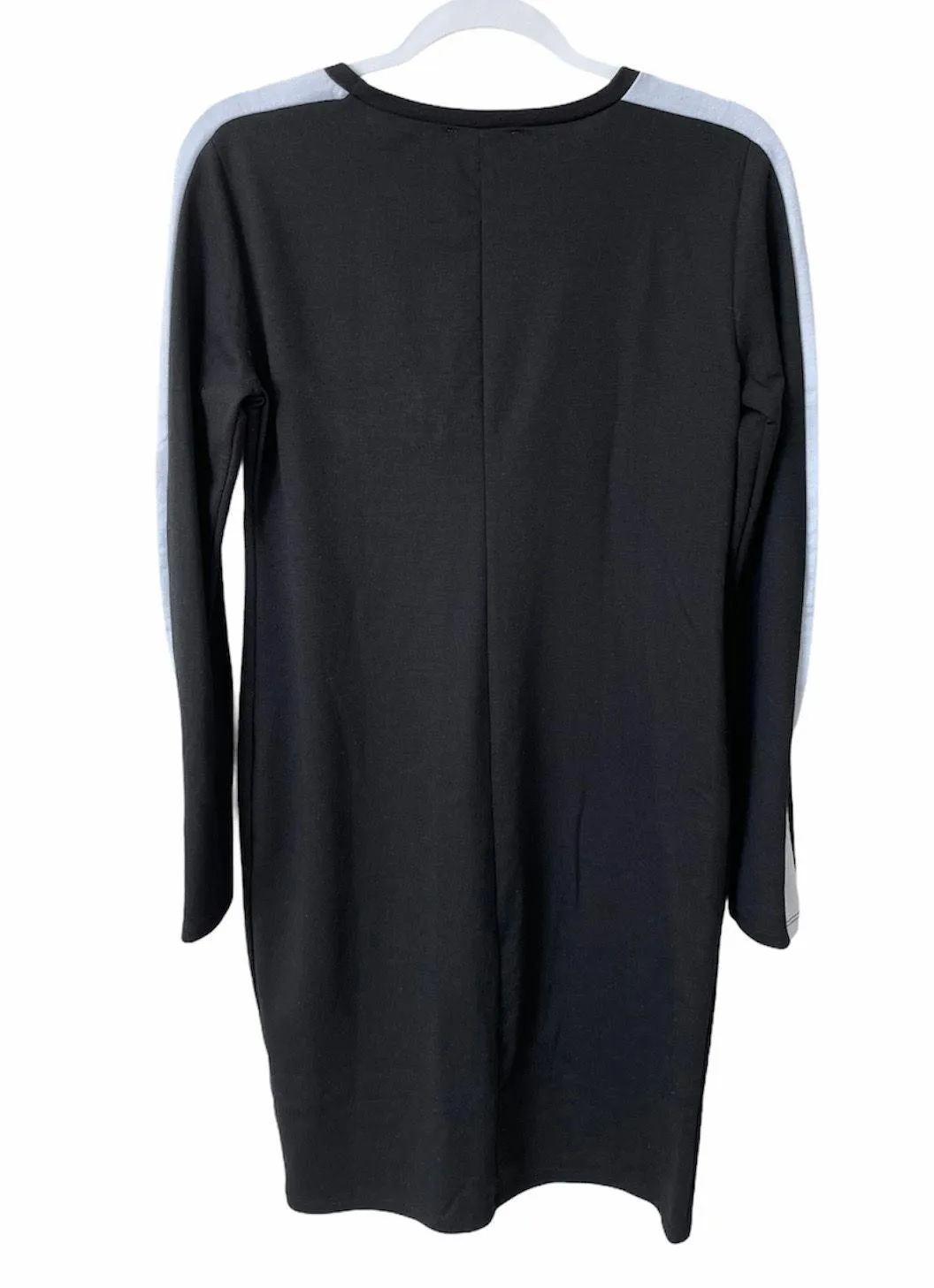 Bodycon Black Midi Dress L - Image 2