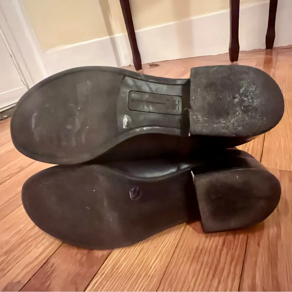 INC International Concepts Fawne Black Leather Knee - Image 11