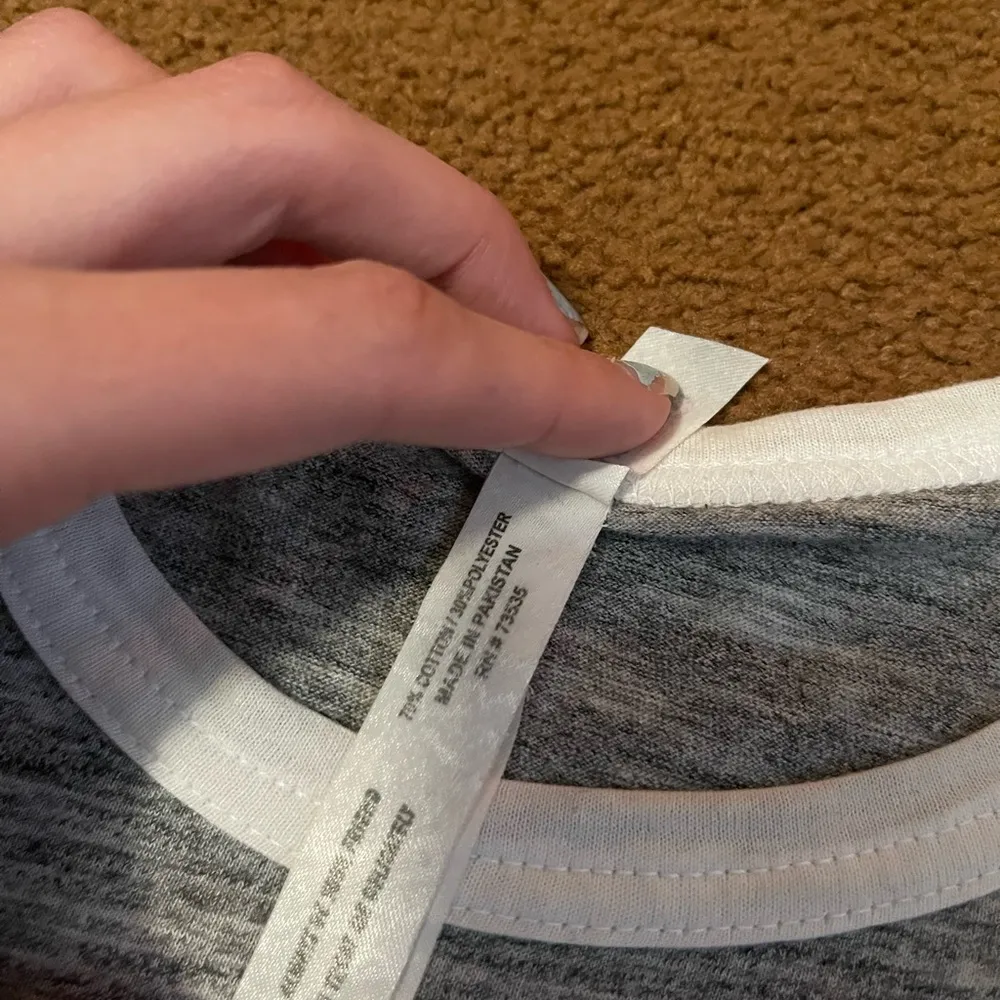 Mountains gray short sleeved shirt M - Image 5