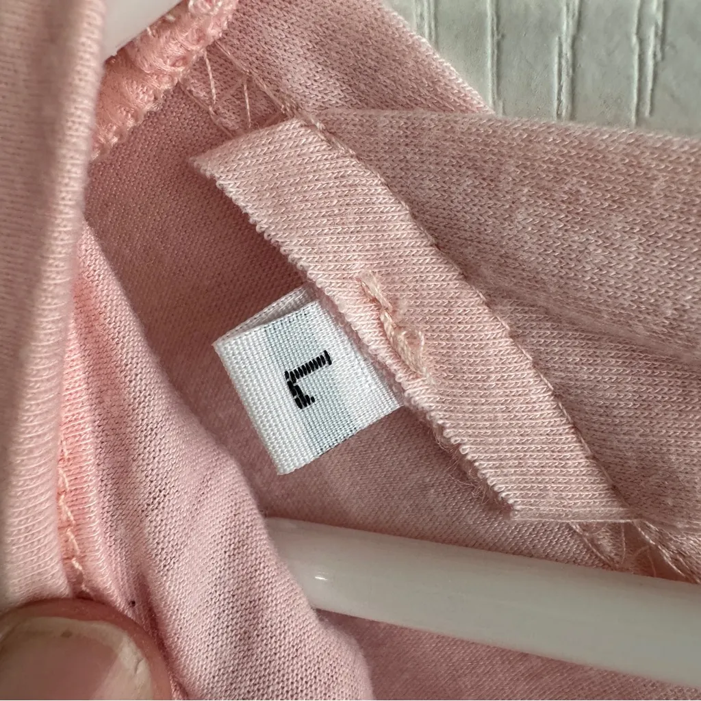 Pink long sleeve cross open back size large - Image 2