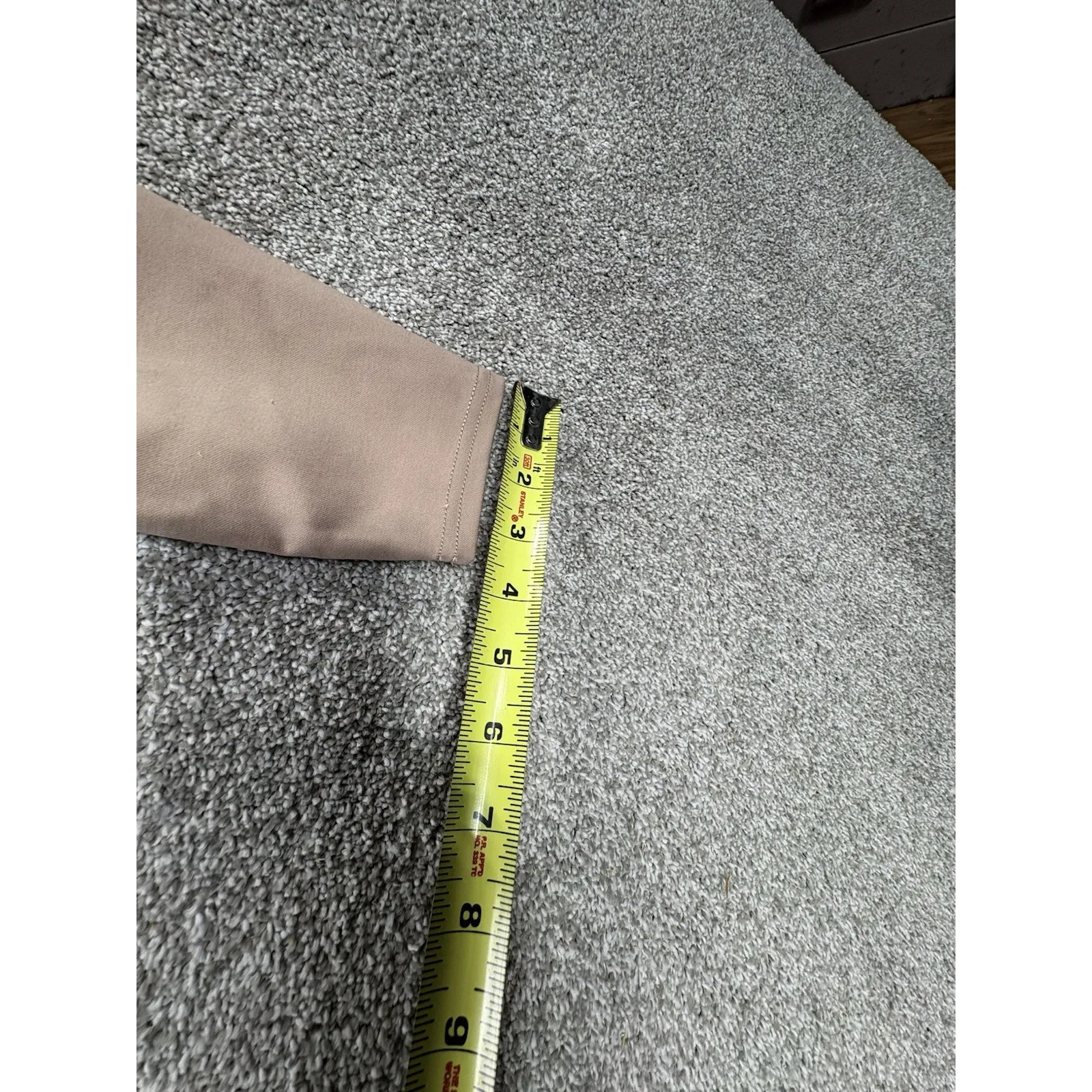 BYLT‎ Women's Everyday Pant Size Small Skinny Stretch Pull On Dress Pants Tan - Image 12