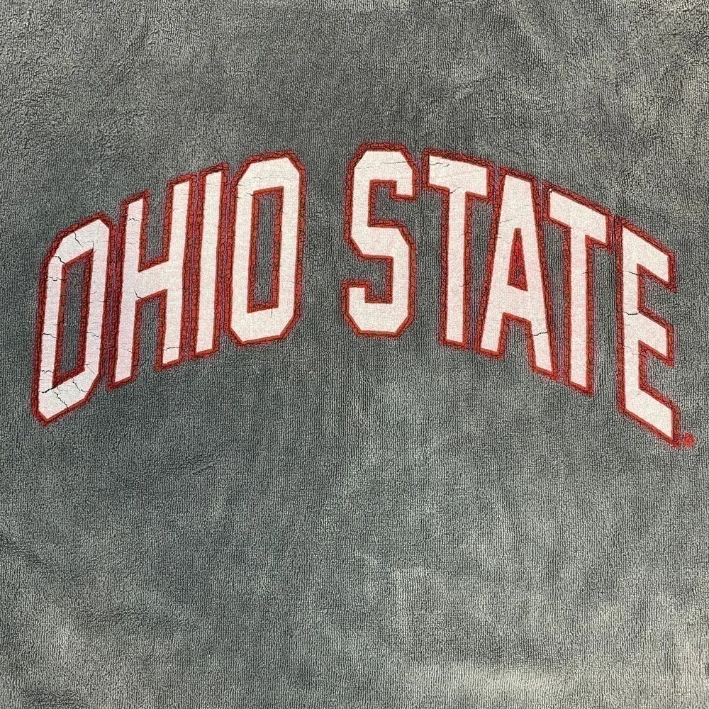 GC Gameday Couture Ohio State OSU Velour Sweatshirt Size S Gray - Image 2