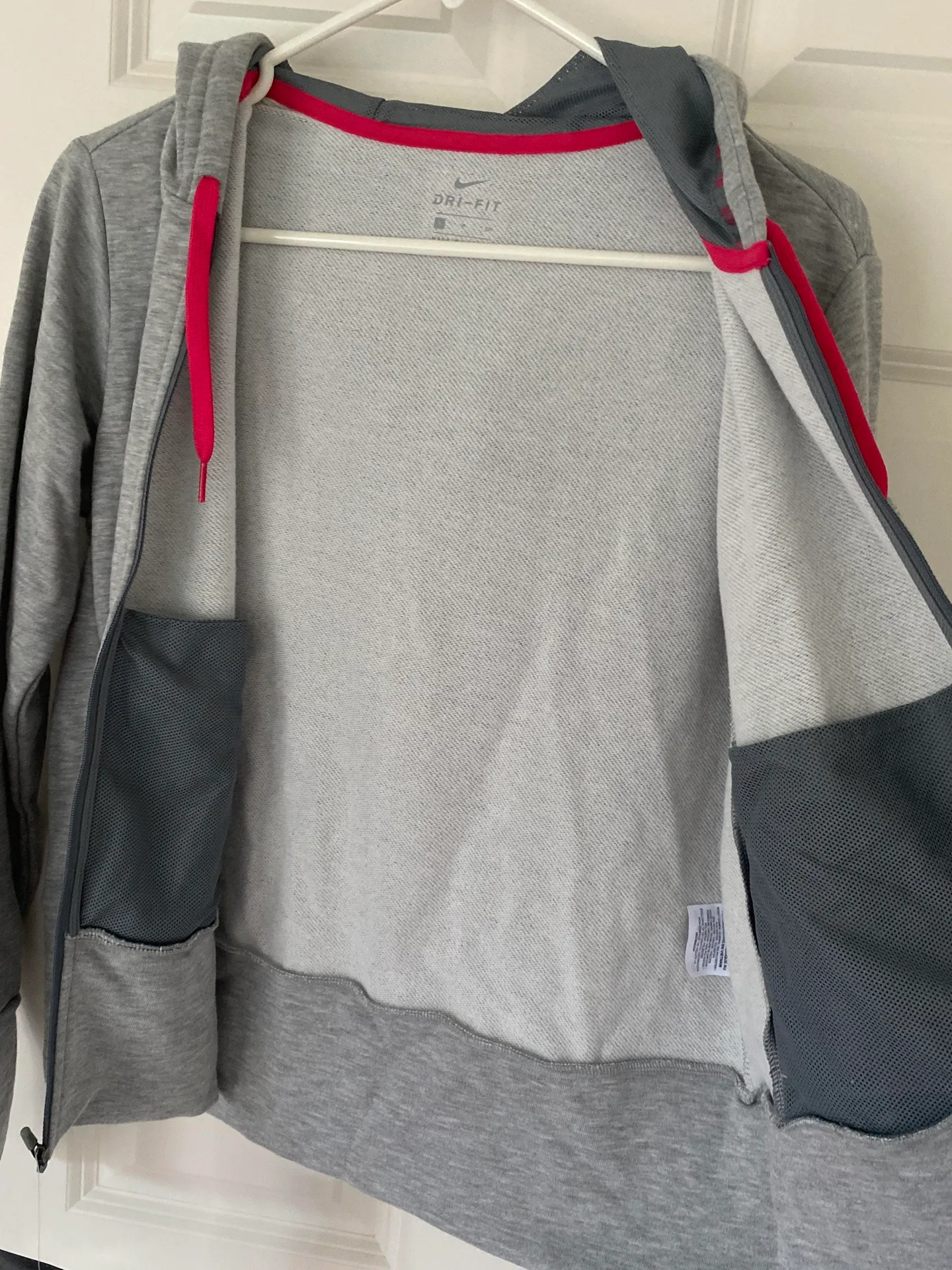 NWT Gray Zip-up Hoodie - Image 2