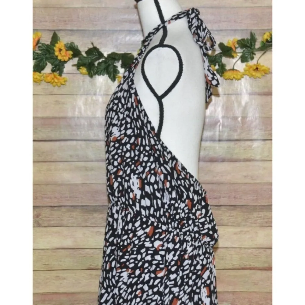 PRETTYGARDEN Women’s Halter Neck Maxi Dress Casual Sleeveless Backless Sundress - Image 5