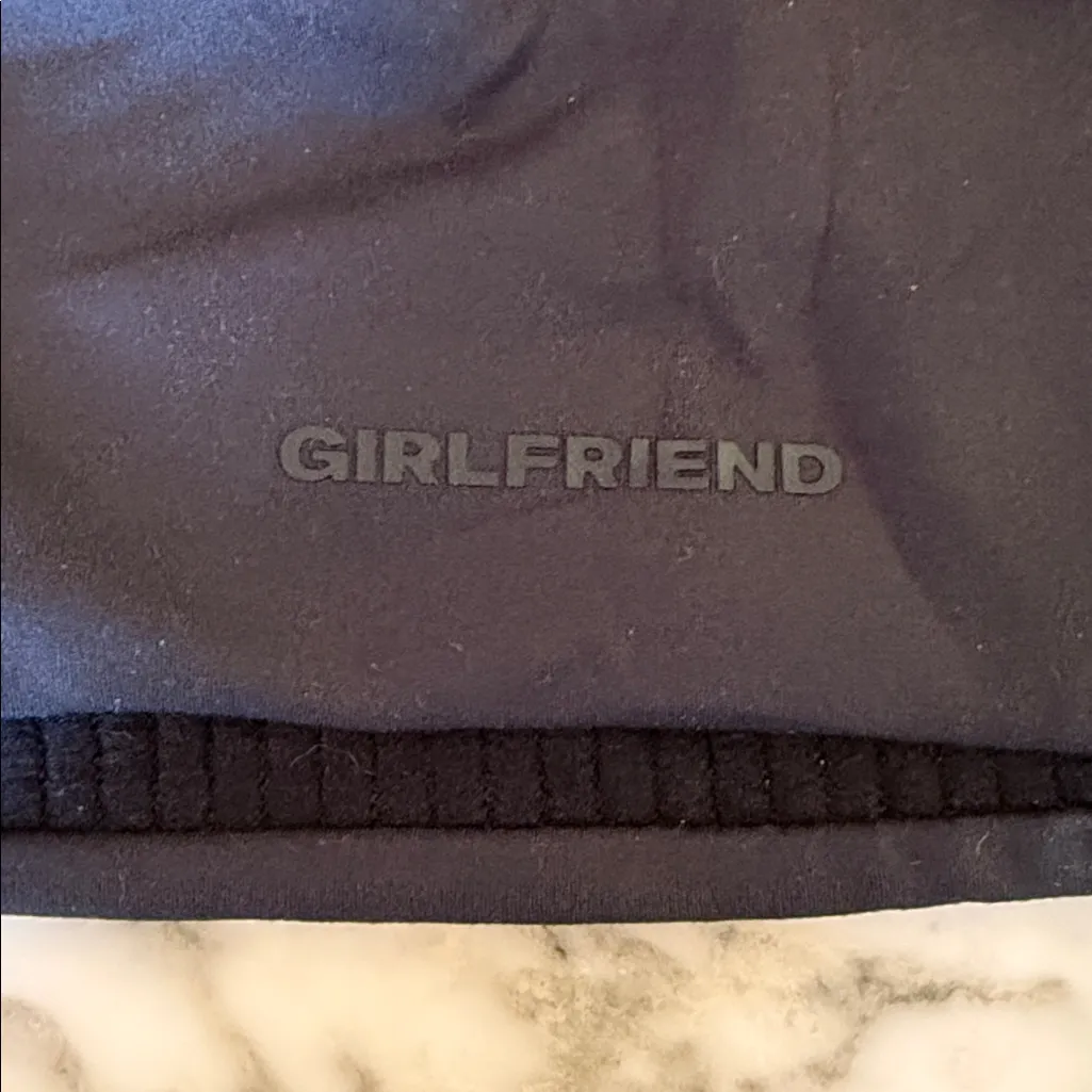 NWT Girlfriend Collective Black Riley Sweetheart Bra Sports Bra Sz S - Image 9