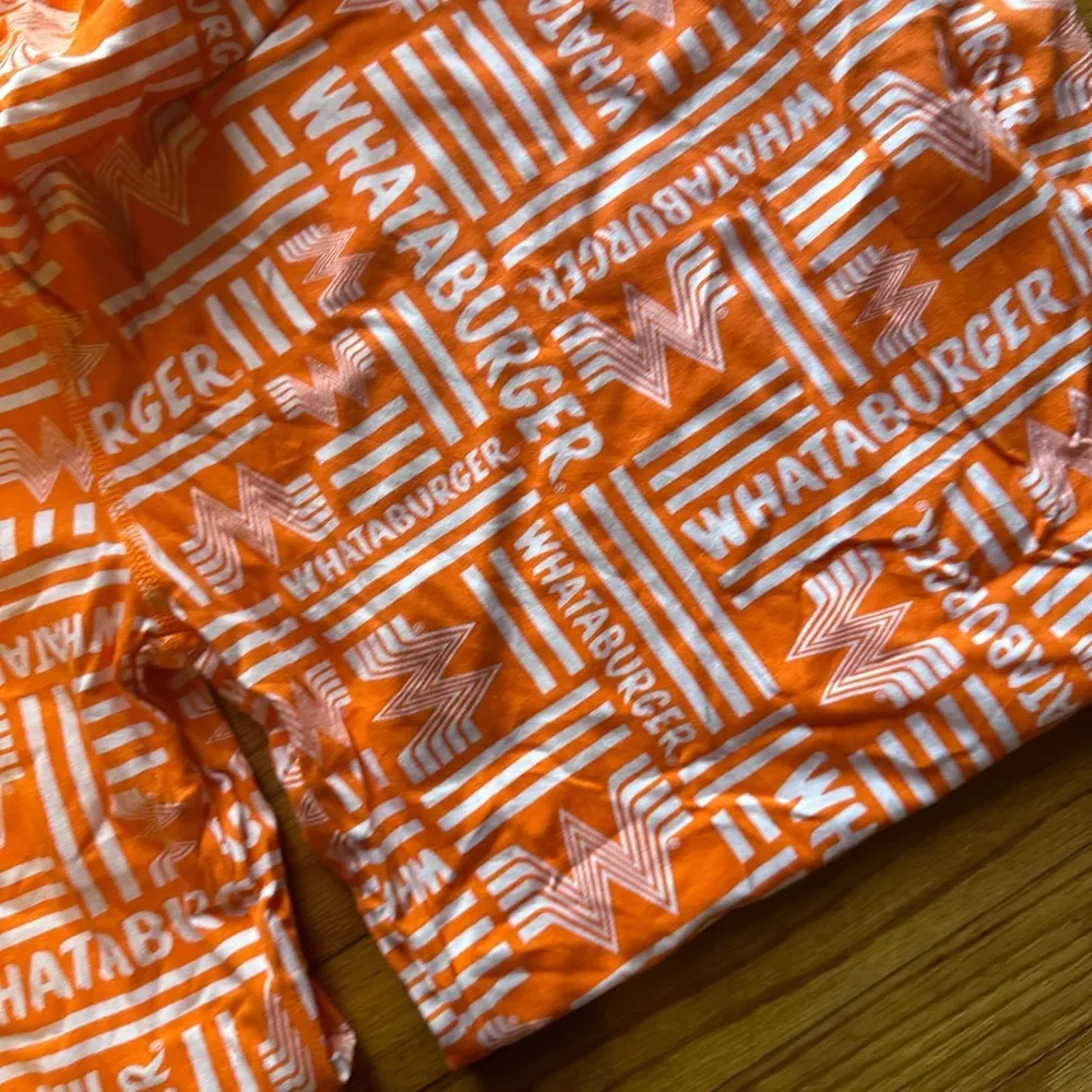 Whataburger Orange Pajama Unisex Set Size 3X - Image 4