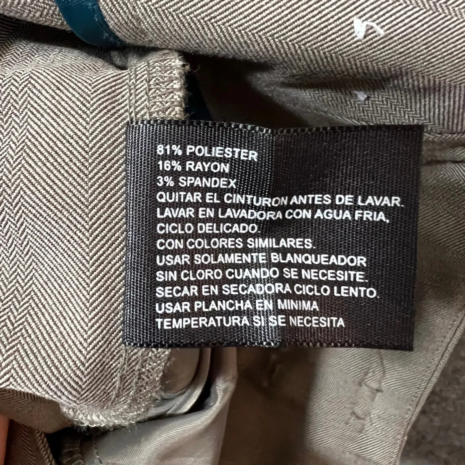 East 5th Wide Leg Herringbone Career Dress Pants Size 16 Business‎ Trousers - Image 8