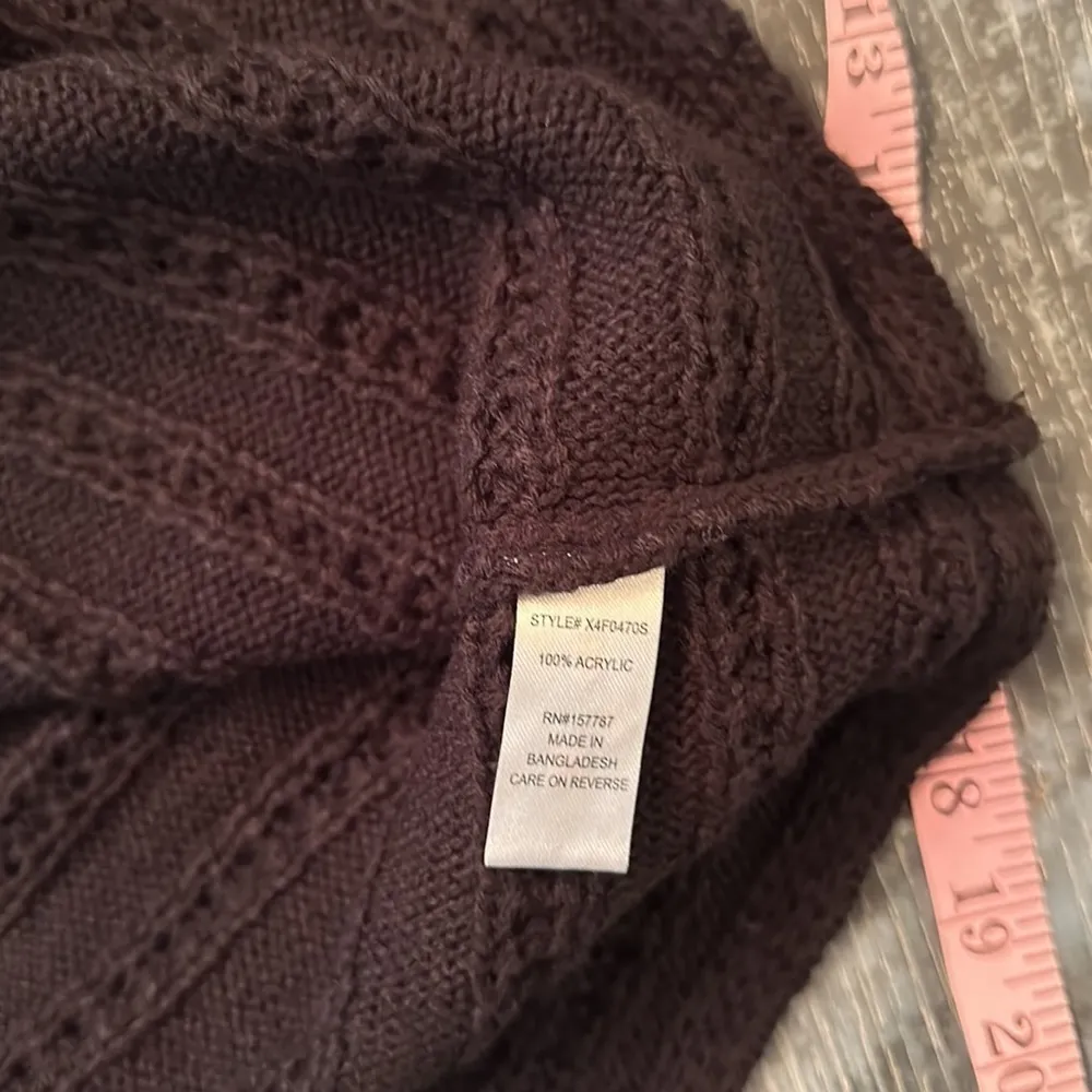 Full Circle Trends Boatneck Dolman Sleeve Black Sweater 1X NWT - Image 7