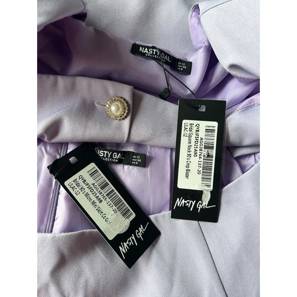 NWT Nasty Gal Lavender 2 Piece Matching Set - Image 5