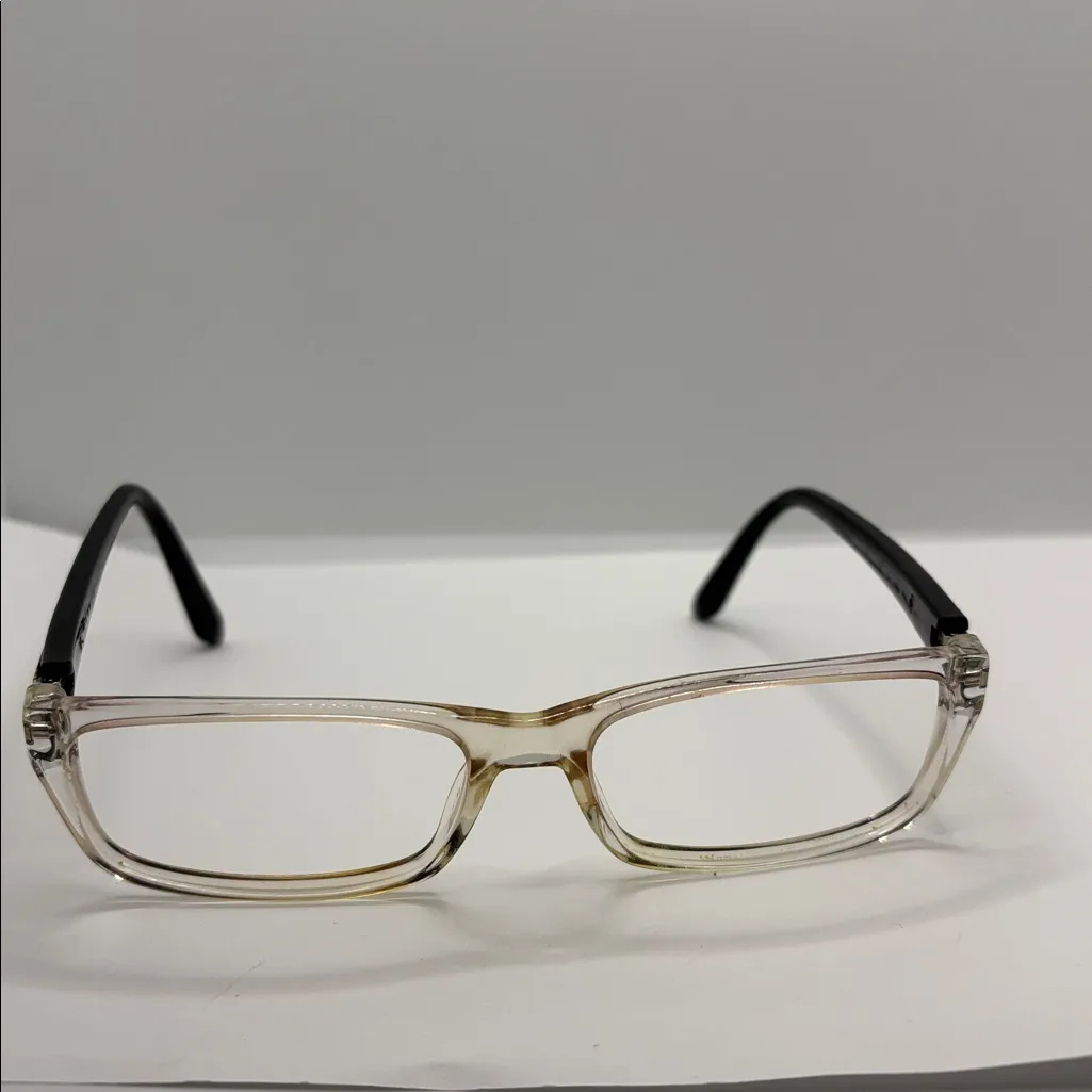 Prada crystal clear eyeglass frames VPR 05N 55-16 2AZ-101 135 - Image 3