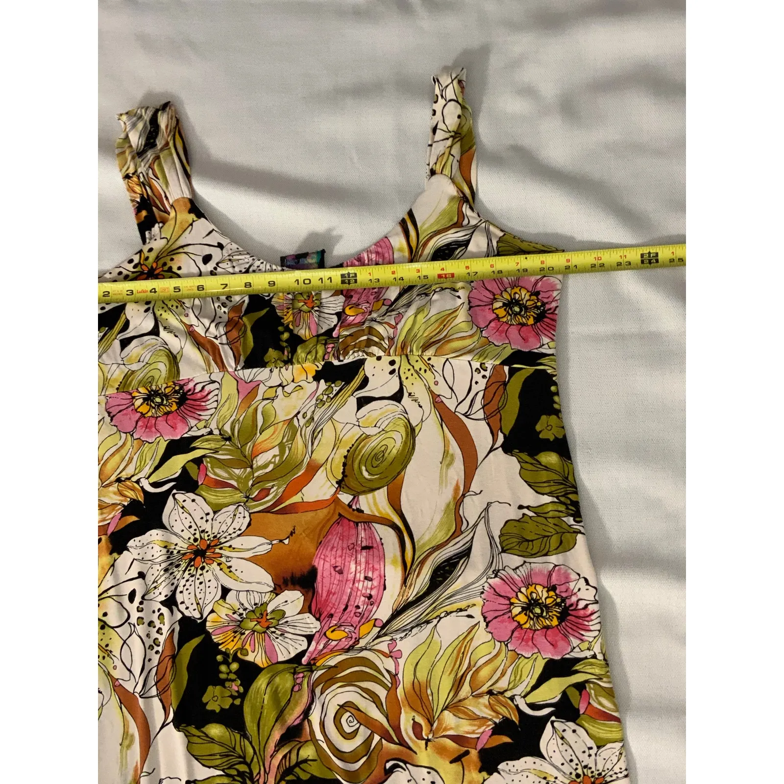Mango Tango Floral dress size large‎ - Image 6
