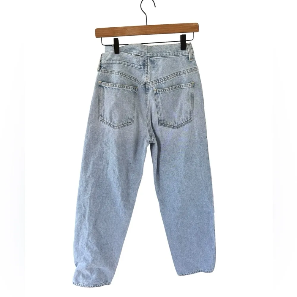 Agolde Broken Waistband Straight Leg Jeans - Image 7