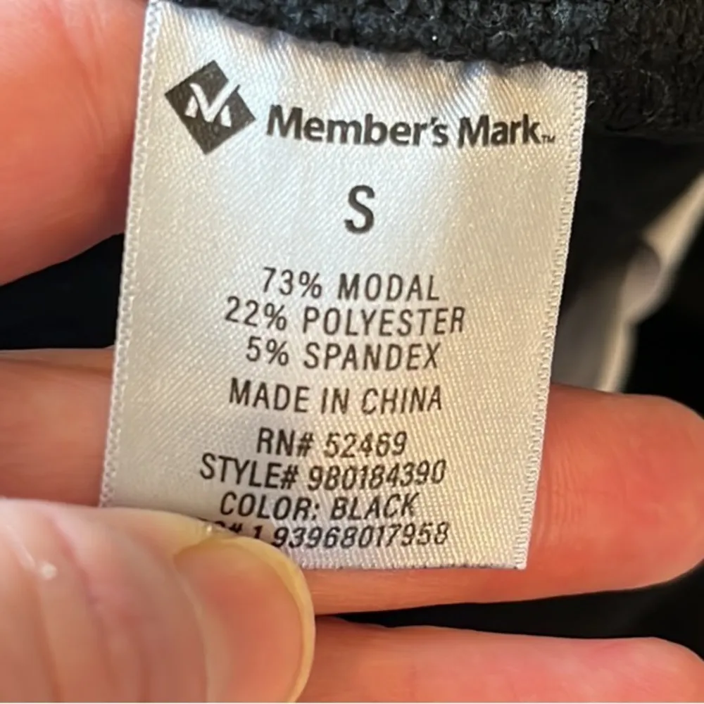 Comfy Knit Black Pants Sweatpants - Image 8