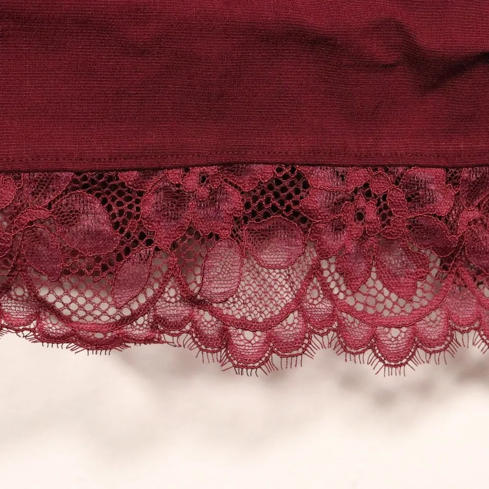 NWT Free People Maroon Premonitions Bodycon Dress size XS - Image 4