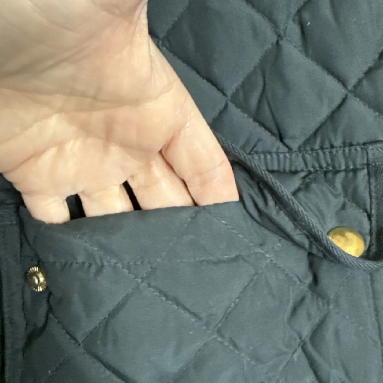 J Crew Womens Small Lightweight Down Puffer Waterfowl Field Barn Jacket Preppy Green - Image 5