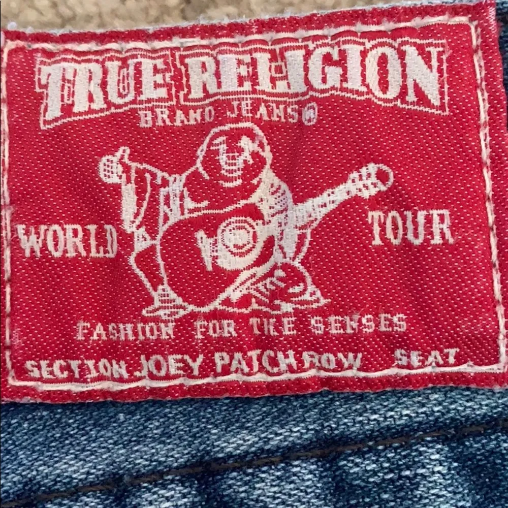 True Religion  Patchwork Jean Shorts - Image 4