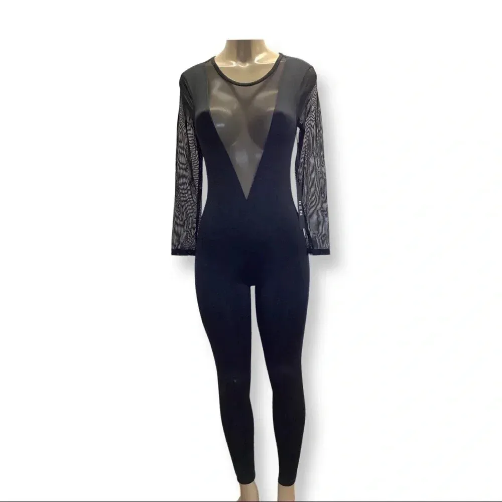 Alexis Ren Size Small Black Tasmin One Piece Pantsuit. New With Tags. - Image 3