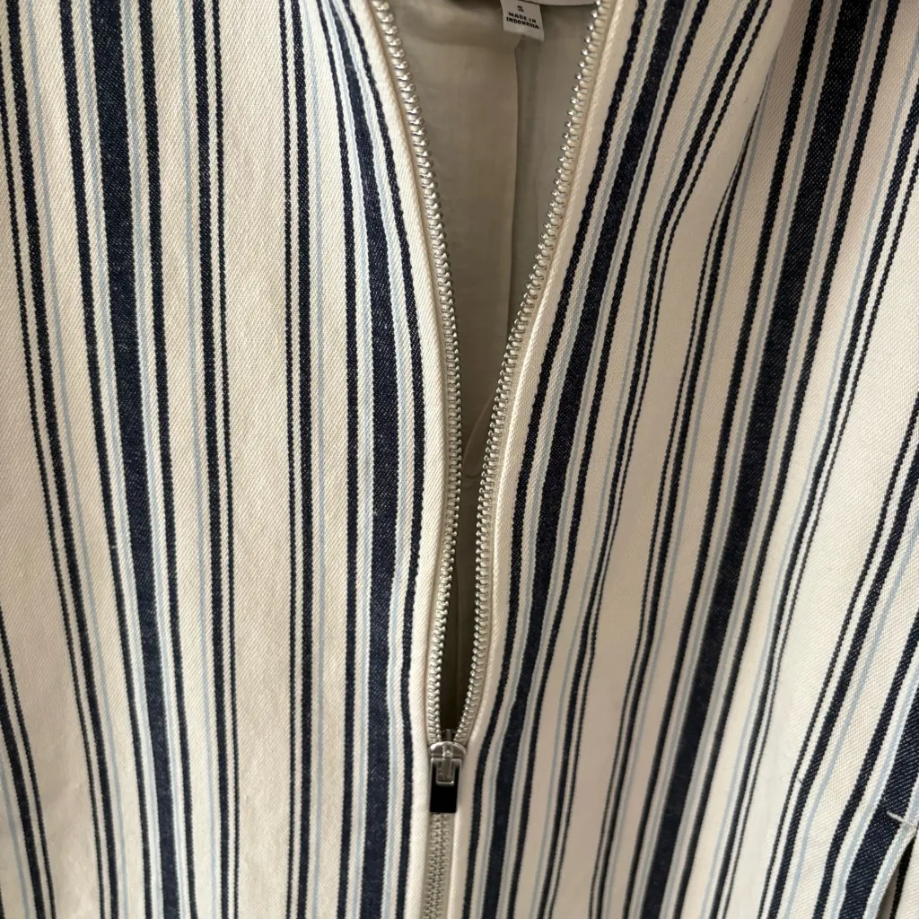 Madewell Crop Cardigan Jacket Zip-Up. Size Small. - Image 10