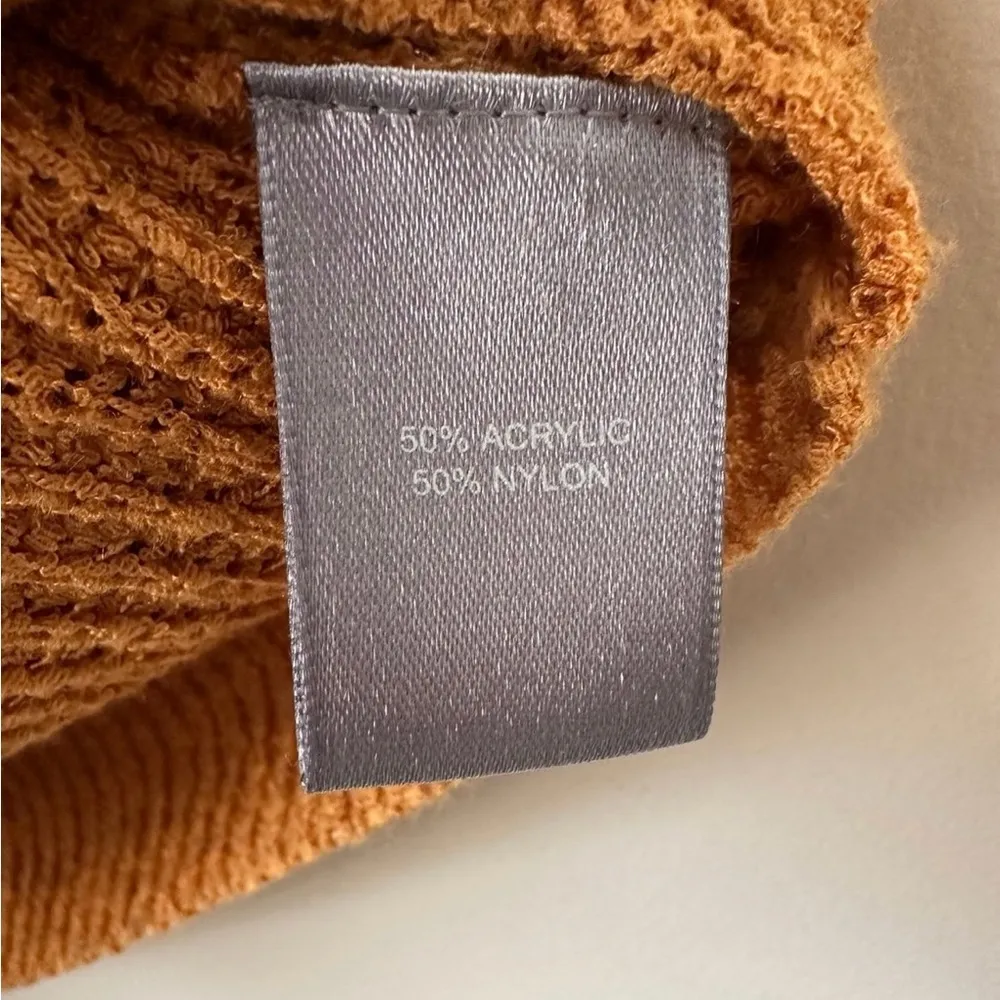 MARLED REUNITED CLOTHING TOP / VEST KNIT W/KNOT TWIST FRONT BROWN V - Image 3