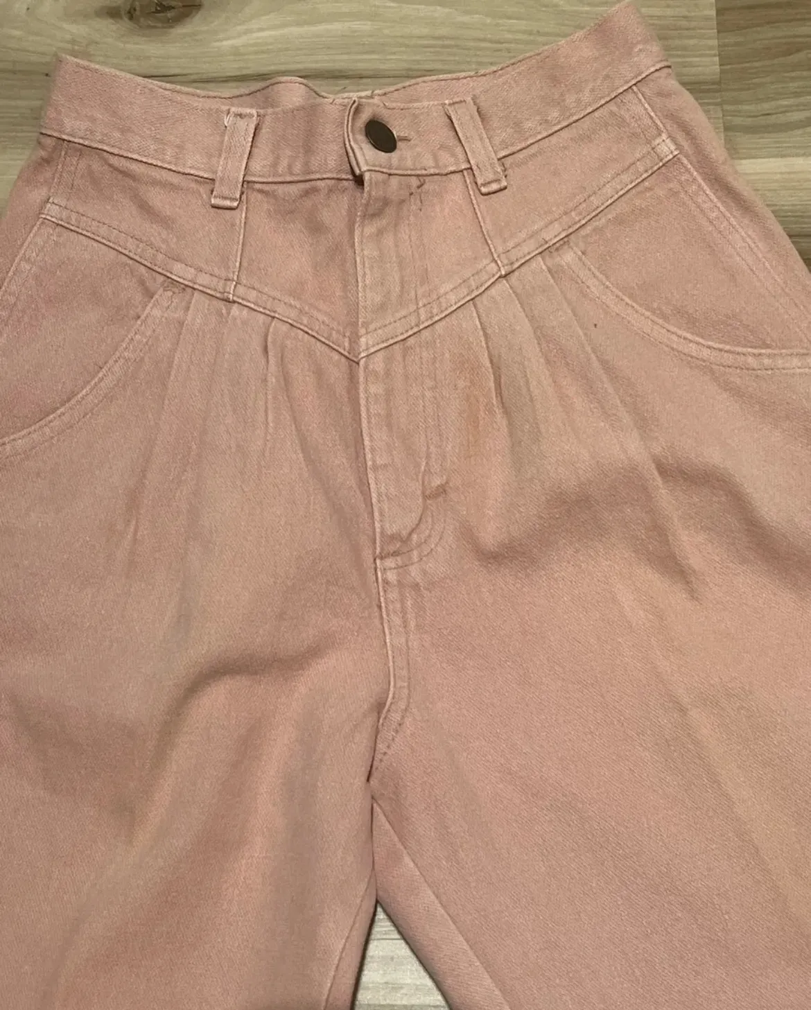 Vintage Yellow  London Rocks Denim Jeans  - Image 11